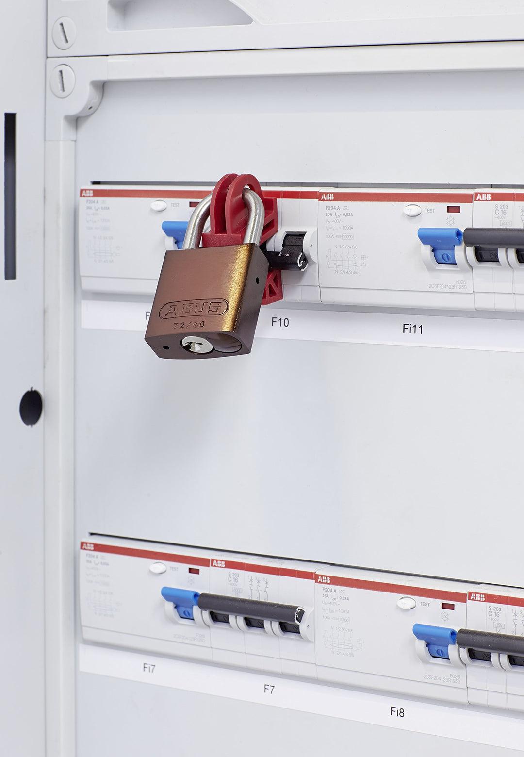 ABUS 19331 72/40 Aluminum Safety Padlock Keyed Alike 1 Inch Shackle 6 Count - Diamond Home USA