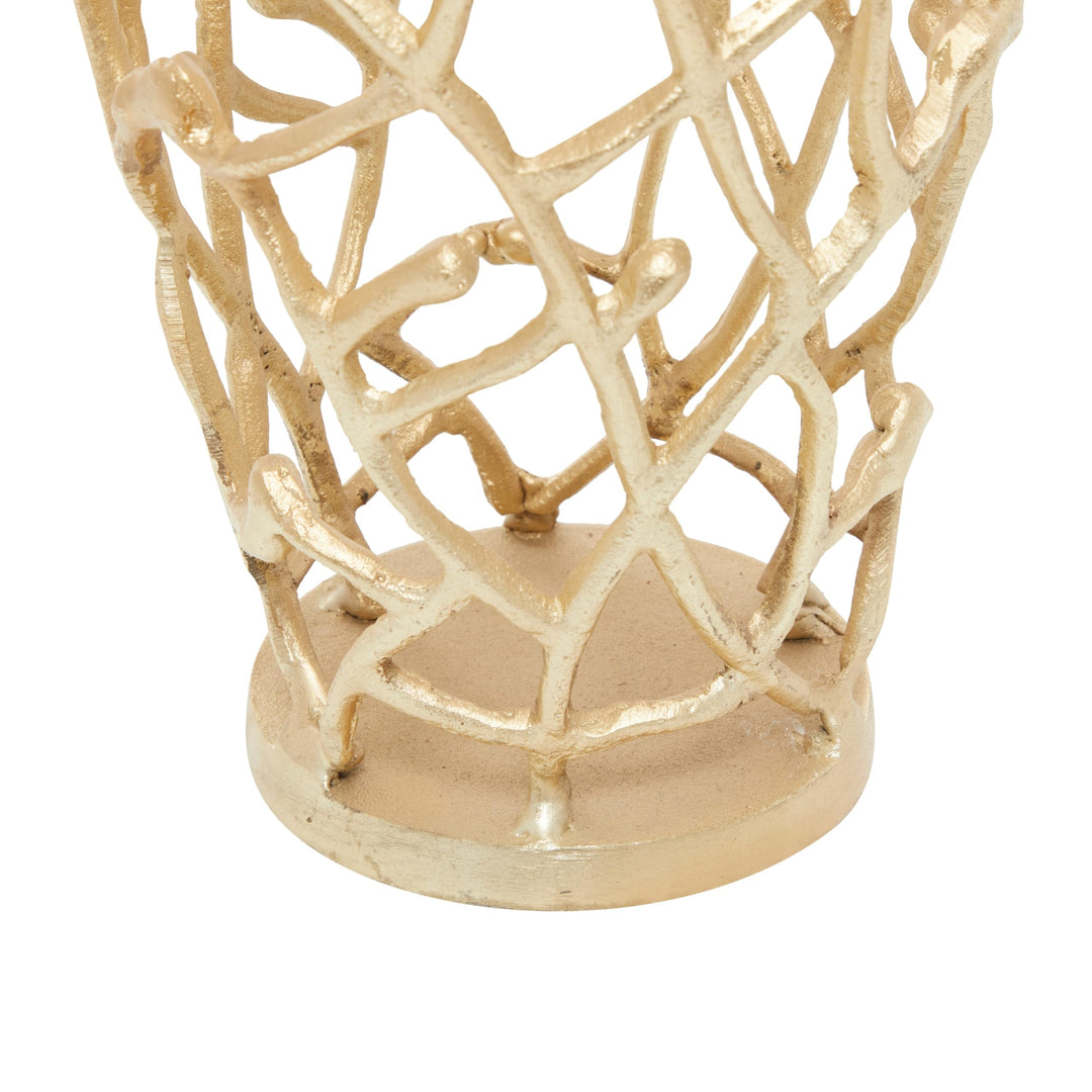 Gold Coral Vase - Diamond Home USA