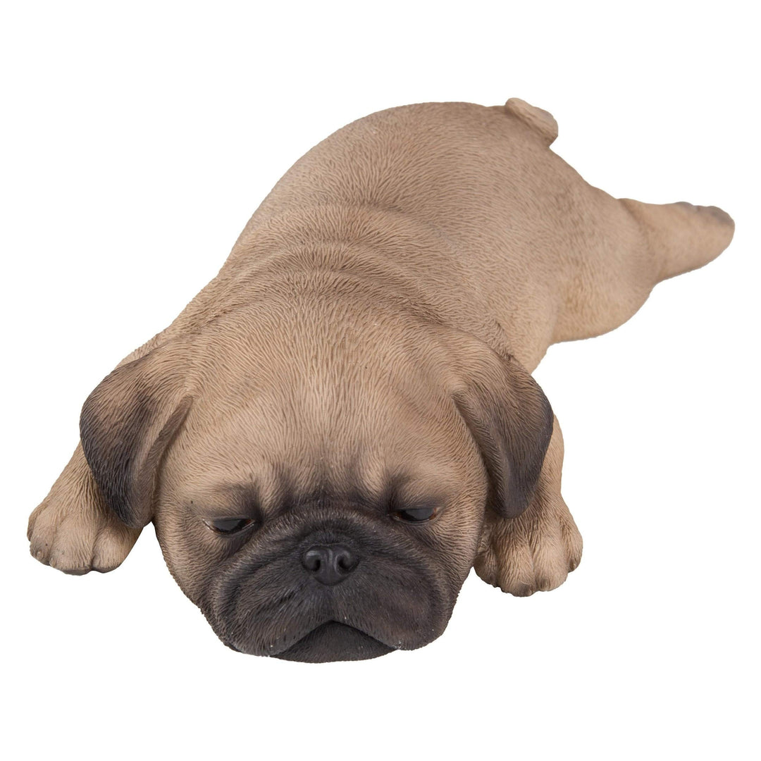 Pug Puppy Sleeping Polyresin