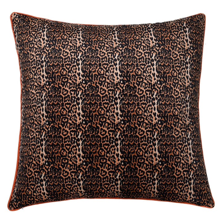 Double Sided Pillow Monkey Print and Cheetah Velvet Right Pink Animal Modern - Diamond Home USA