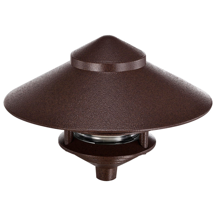 NUVO SF76/635 One 2 Louver Hood Outdoor Pagoda Landscape Pathway Light 2 - Diamond Home USA