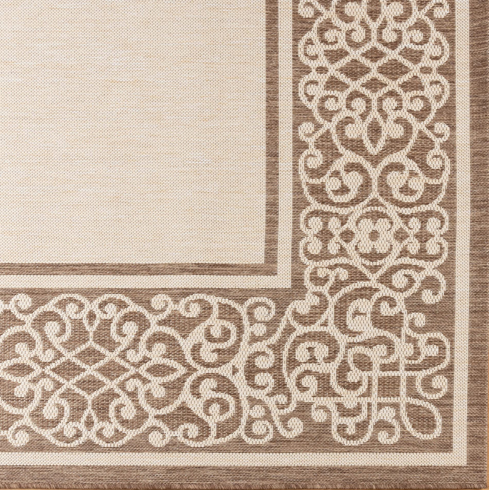 Gertmenian Indoor Outdoor Classic Flatweave Area Rug Stain & UV Resistant Carpet 7'10" x 10' - Diamond Home USA