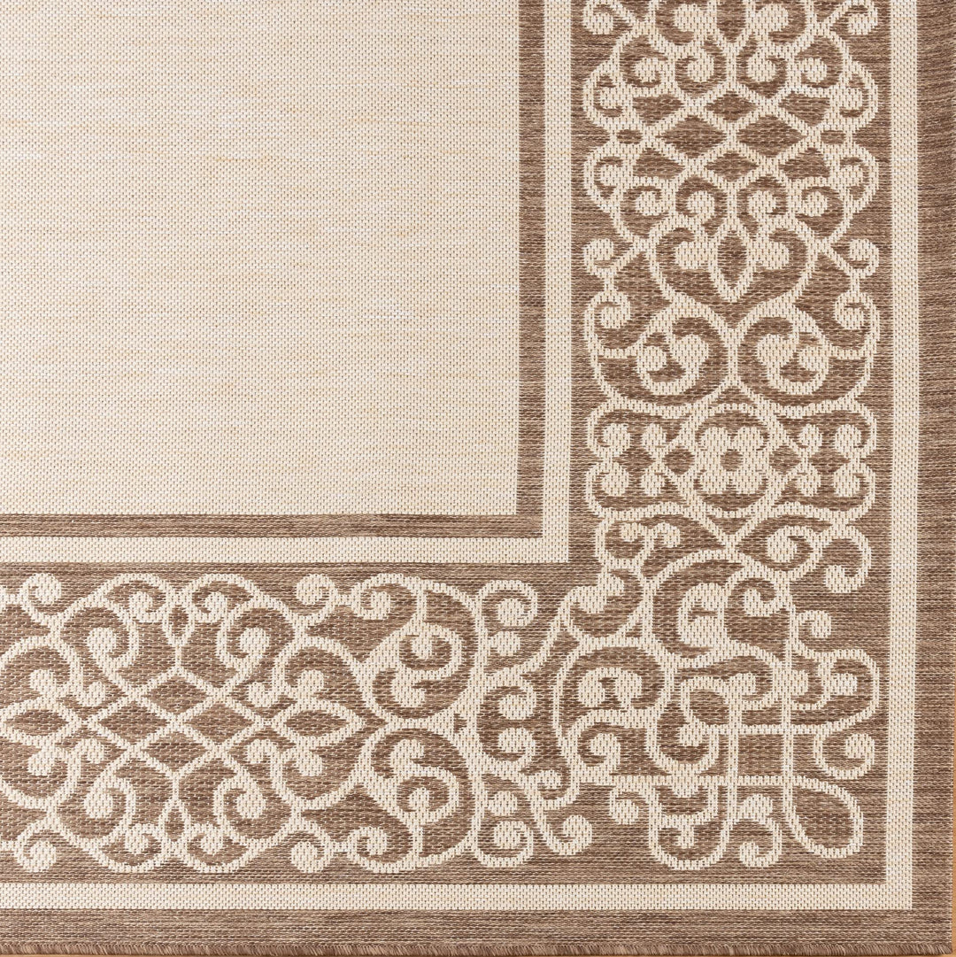 Gertmenian Indoor Outdoor Classic Flatweave Area Rug Stain & UV Resistant Carpet 7'10" x 10' - Diamond Home USA