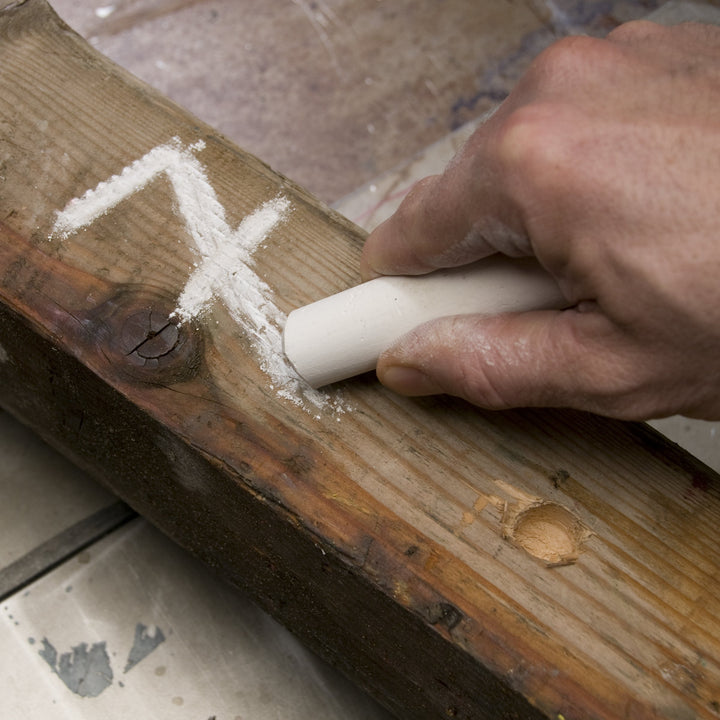 Markal Railroad Chalk for Temporary Marks 4" Length 1" Width Red (Pack of 144) - Diamond Home USA