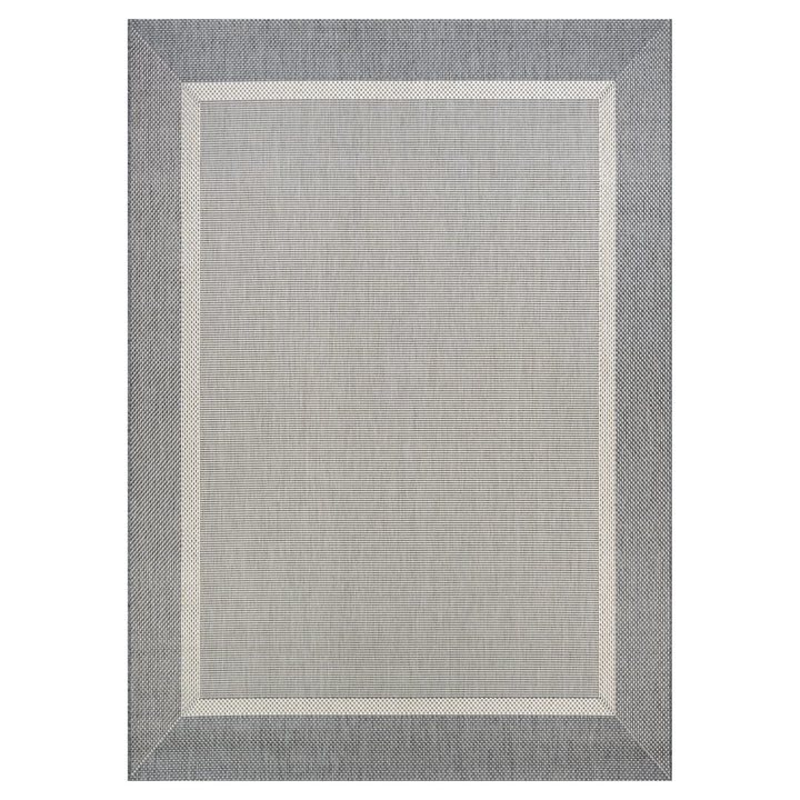 Couristan Recife Stria Texture Indoor/Outdoor Area Rug 5'3" x 7'6" 5'3" x 7'6" - Gray