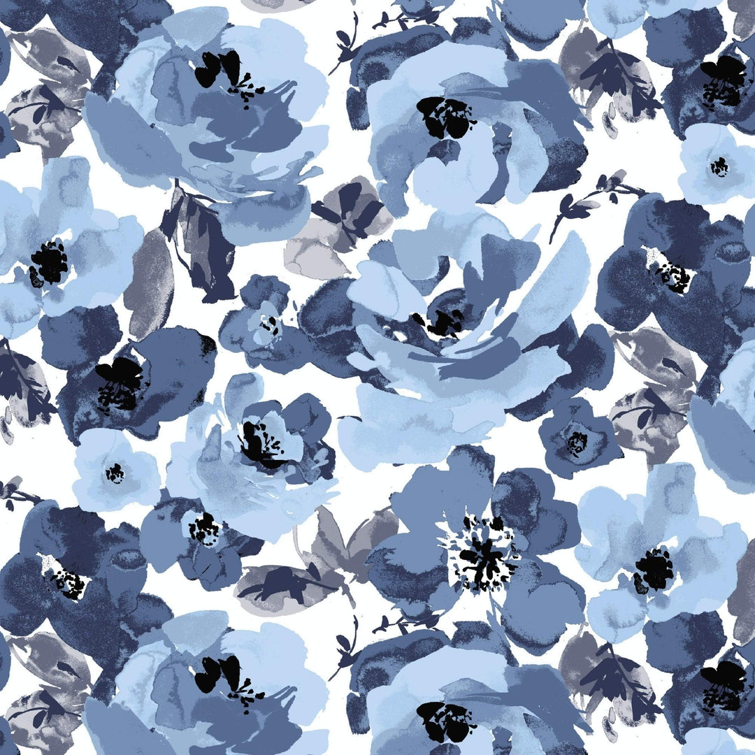 Garden Delight Outdoor Deep Seat Set White Floral Traditional Polyester Uv - Diamond Home USA