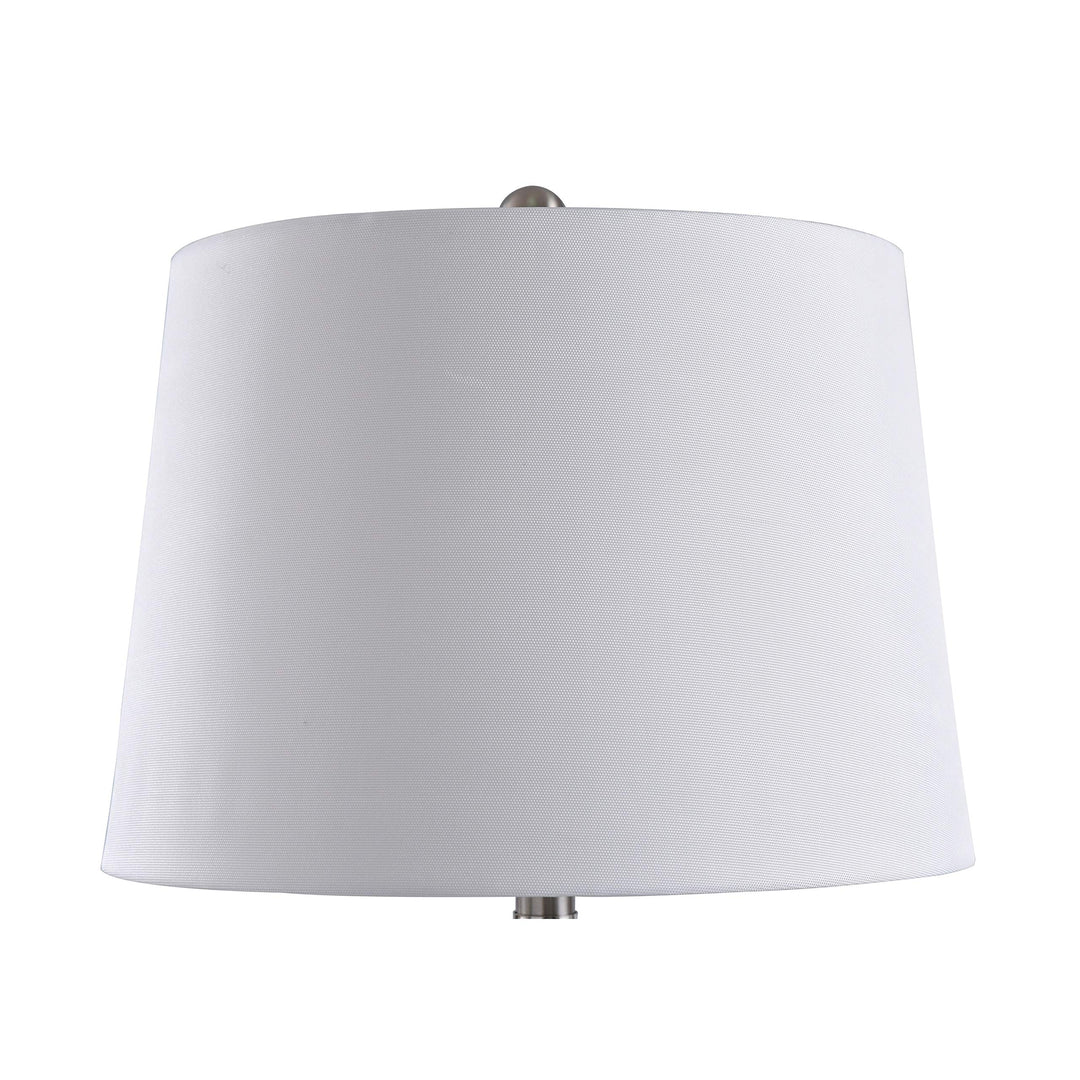 Green Table Lamp - White Hardback Fabric Shade Modern Contemporary - Diamond Home USA