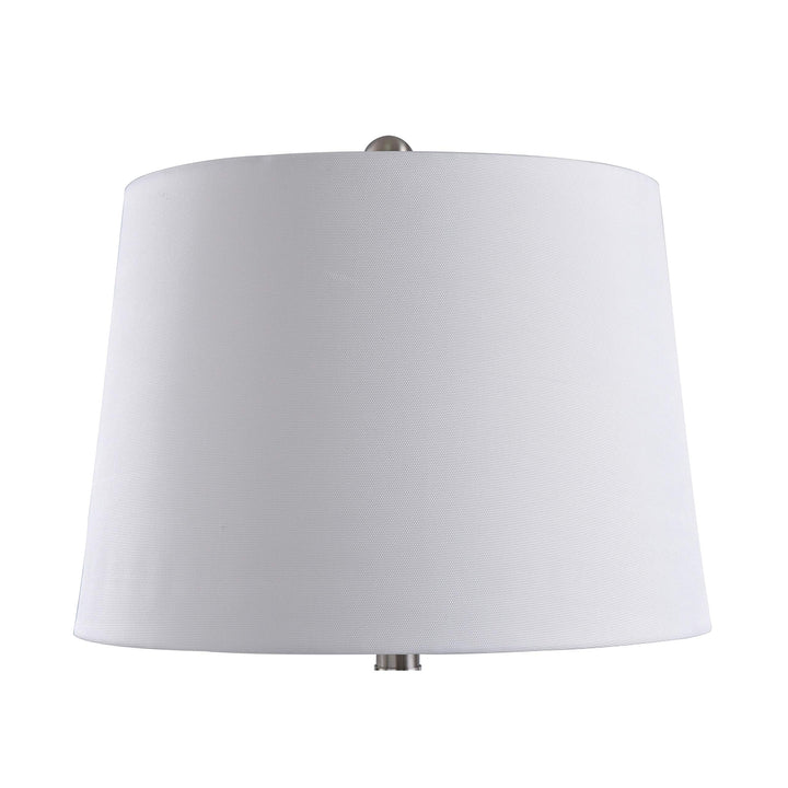 Green Table Lamp - White Hardback Fabric Shade Modern Contemporary - Diamond Home USA
