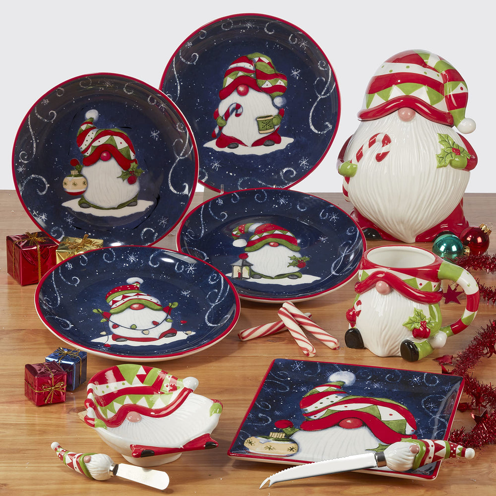 Certified International Holiday Magic Gnomes 16 oz. Mugs Set of 4 4 Count - Diamond Home USA