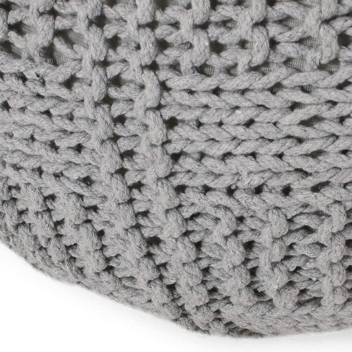 Improved Series Hortense Pouf Gray - Diamond Home USA