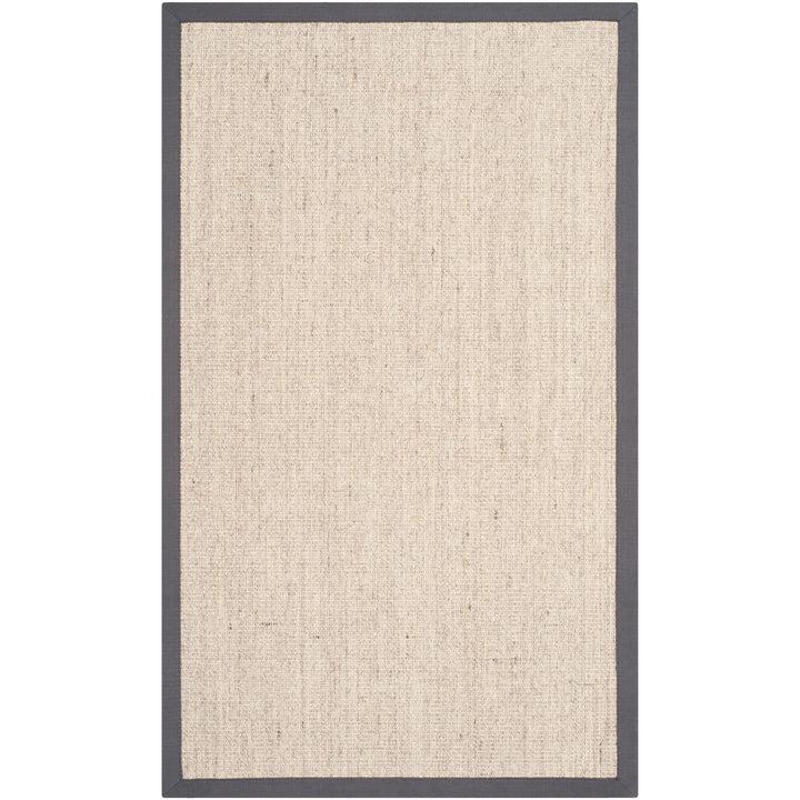 SAFAVIEH Natural Fiber Collection Runner Rug - 2'6" x 8' Marble & Grey Border - Diamond Home USA