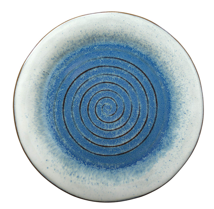 Talia 16-Piece Casual Blue Stoneware Dinnerware Set (Service for 4) - Diamond Home USA