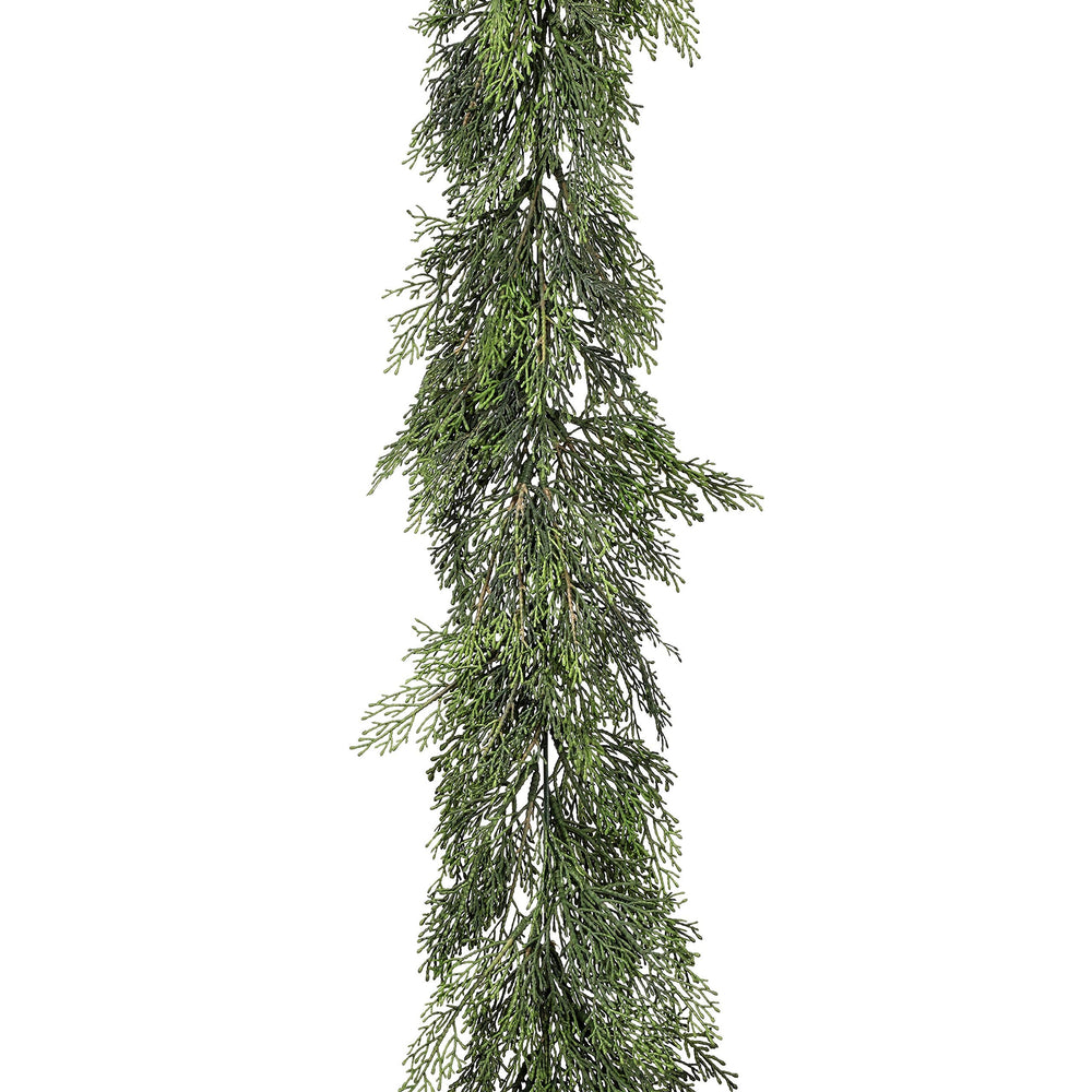 72" Plastic Cedar Greenery Garland Un-lit - Diamond Home USA
