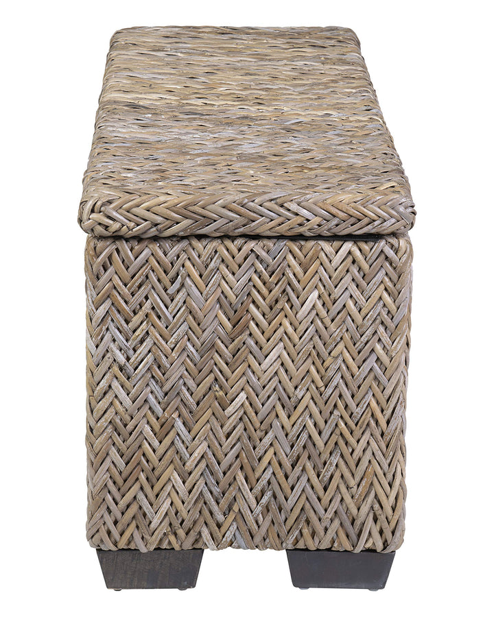 East at Main Krissy bench Brown - Diamond Home USA