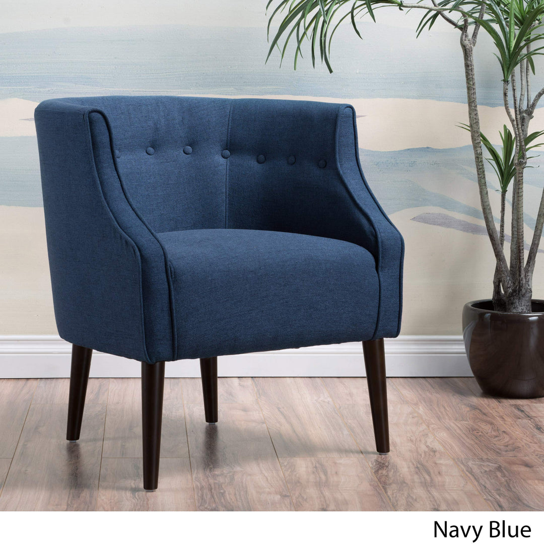 Christopher Knight Home Brandi Fabric Club Chair Navy Blue - Diamond Home USA