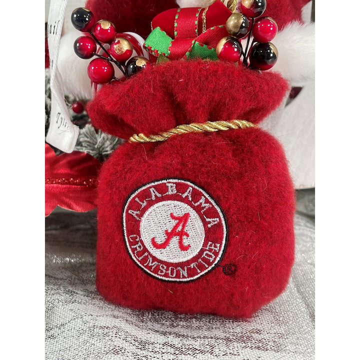 Santa's Workshop 12" Alabama Santa 12x5x6 Red Resin - Diamond Home USA