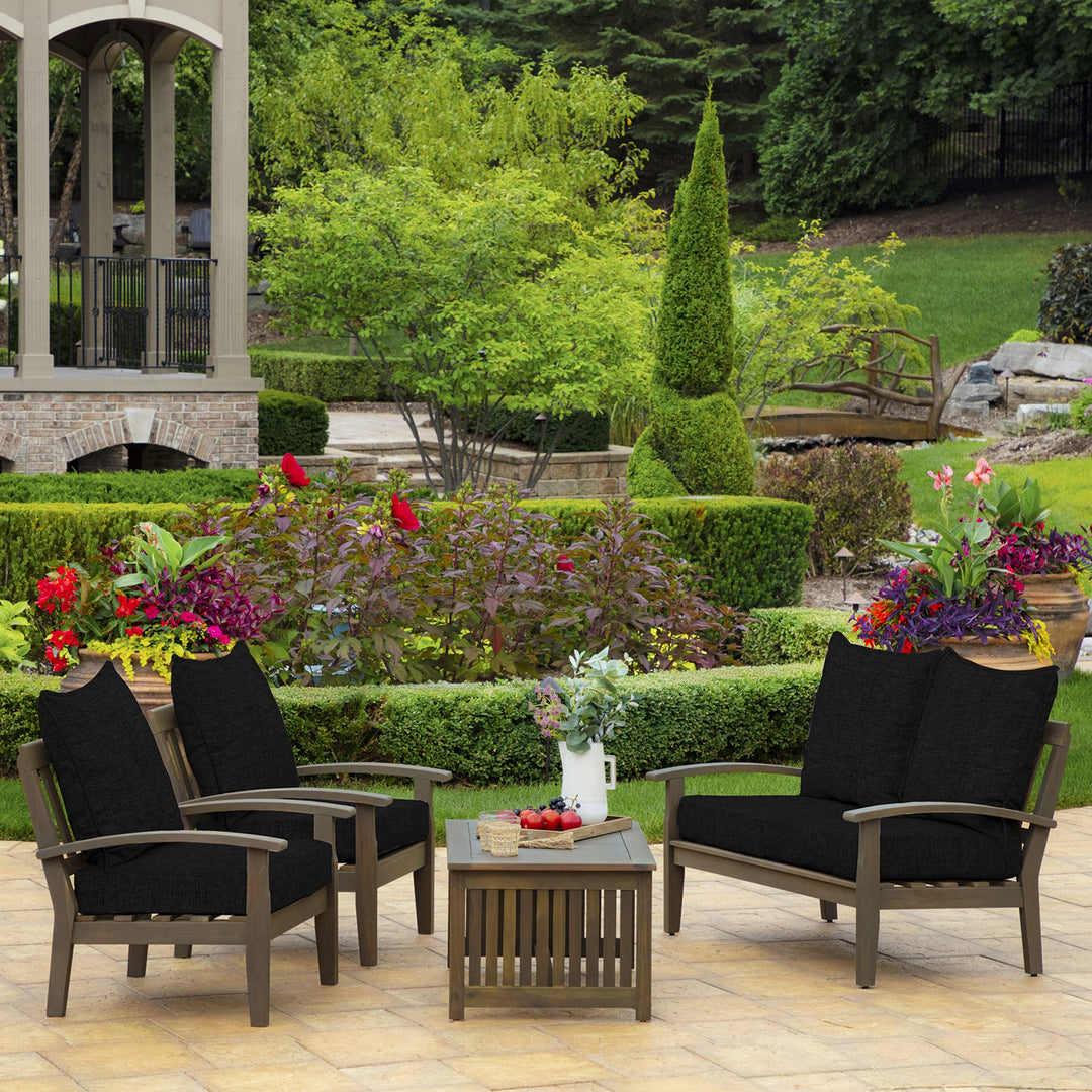 Arden Selections 24-inch Outdoor Deep Seat Cushion Set