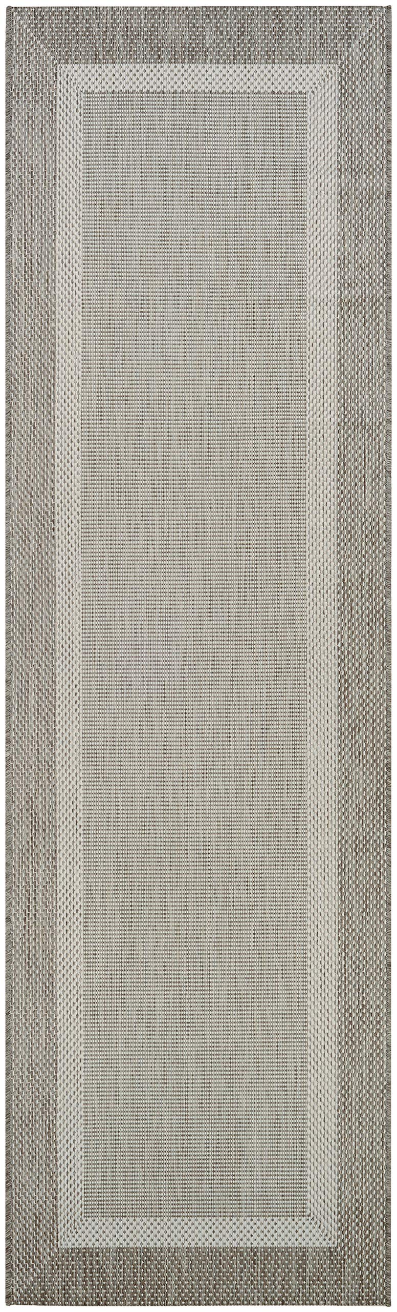 Couristan Recife Stria Texture Indoor/Outdoor Area Rug 2'3" x 11'9" Runner 2'3" x 11'9" Runner - Taupe