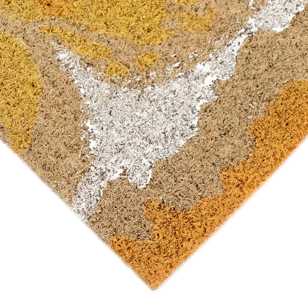 Liora Manne Natura Doormat Non-Slip Natural Fiber Outdoor Mat-Decorative Lemon - Diamond Home USA