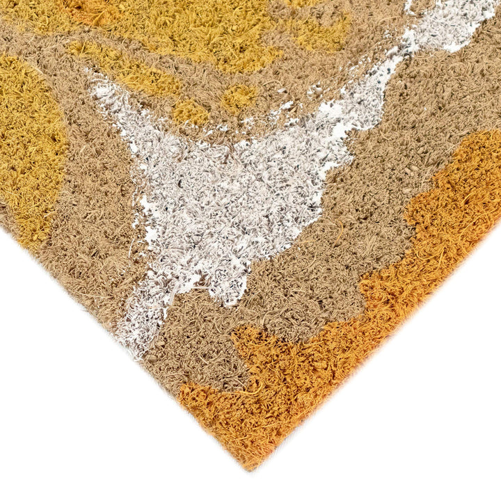 Liora Manne Natura Doormat Non-Slip Natural Fiber Outdoor Mat-Decorative Lemon - Diamond Home USA