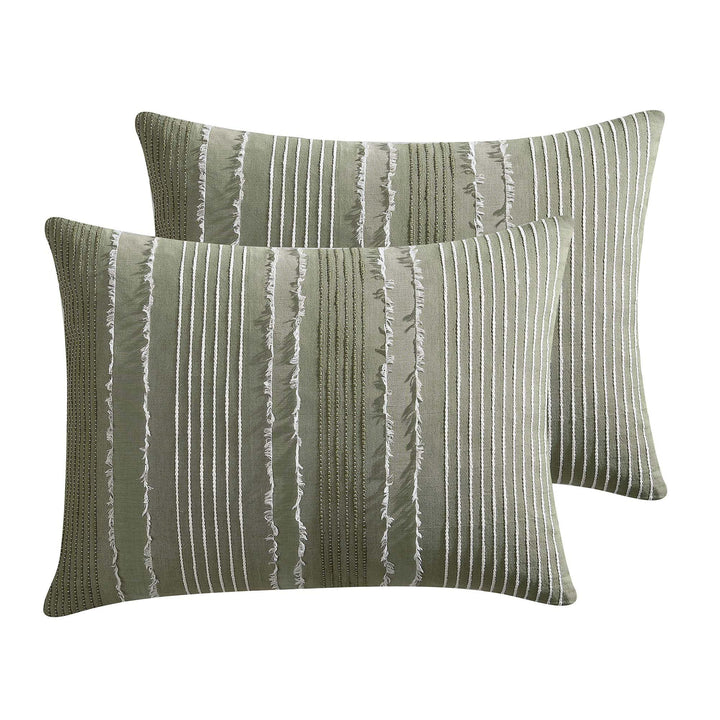 Riverbrook Home Harley Comforter Set Queen Green 5 Piece Set