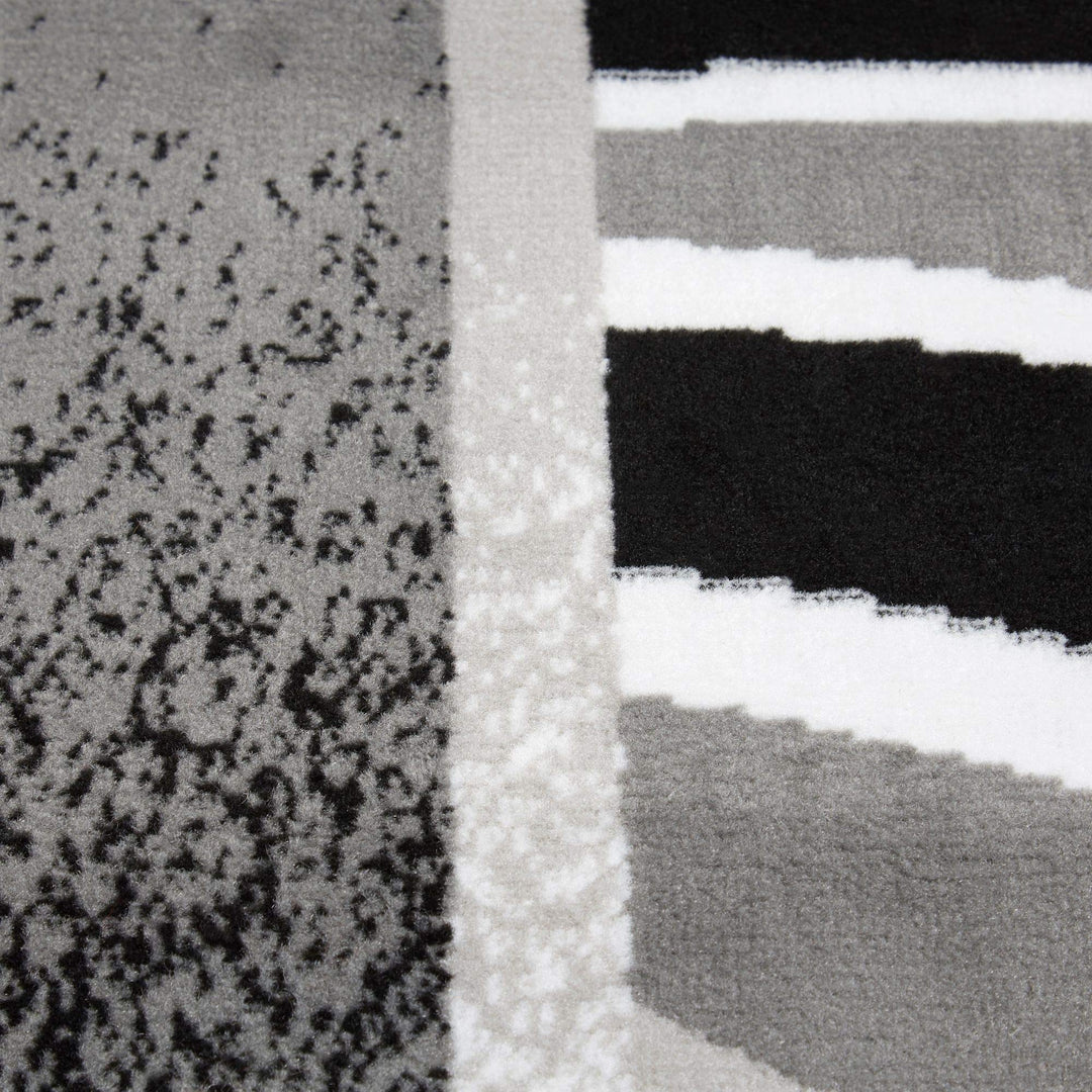 Home Dynamix Lyndhurst Rotana Modern Area Rug Contemporary Blue/Gray/Ivory
