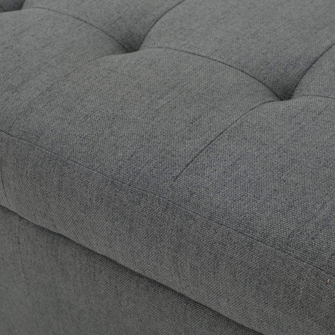 Christopher Knight Home Guernsey Fabric Storage Ottoman
