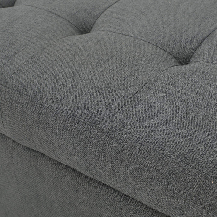 Christopher Knight Home Guernsey Fabric Storage Ottoman