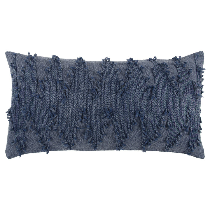 Rizzy Home|T13118|Poly Fill Decorative Pillow|14"x26" Blue/Neutral/ Polyester