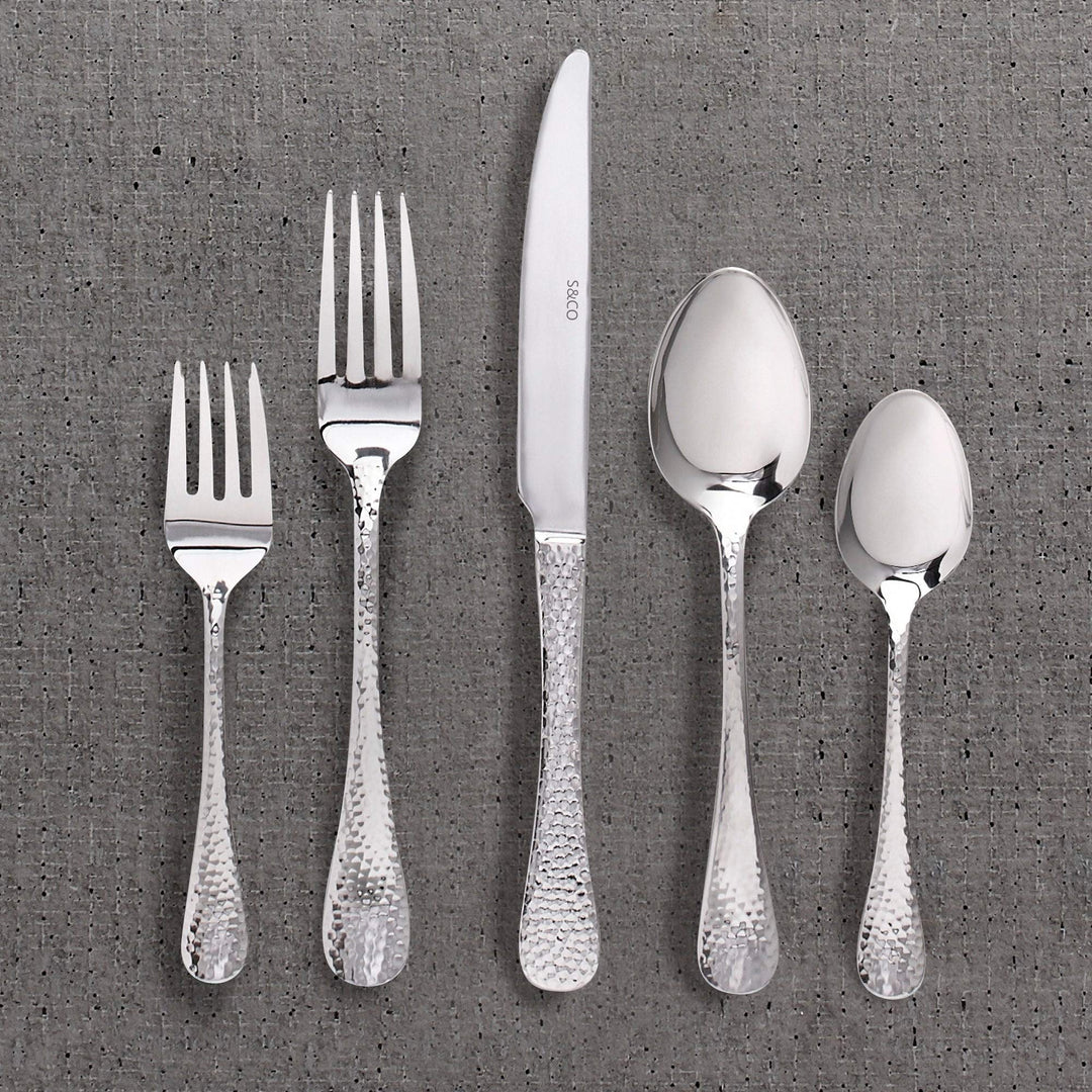 Flatware Stainless Steel 60pc Set Chicago 9" X 0'5" Modern Contemporary - Diamond Home USA