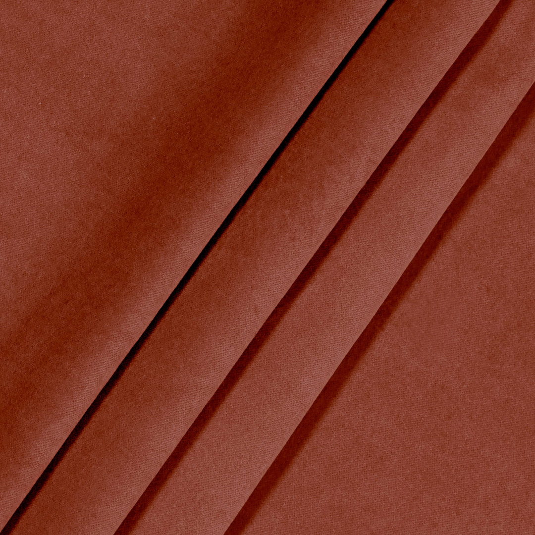 Eclipse Luxury Cotton Velvet 100% Blackout Grommet 96" x 50" Curtain Window Copper - 96x50 - Diamond Home USA