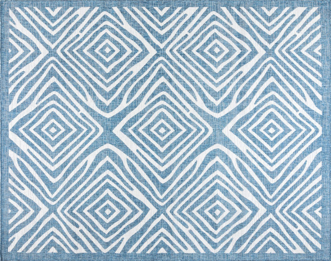Gertmenian Indoor Outdoor Area Rug Classic Flatweave Moroccan Collection II 8'9"x13'1"