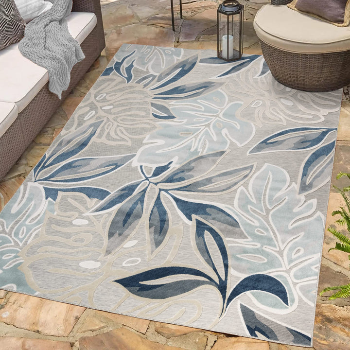 Gertmenian Premium Indoor Outdoor High-Low Area Rug|Deck Patio or Mudroom