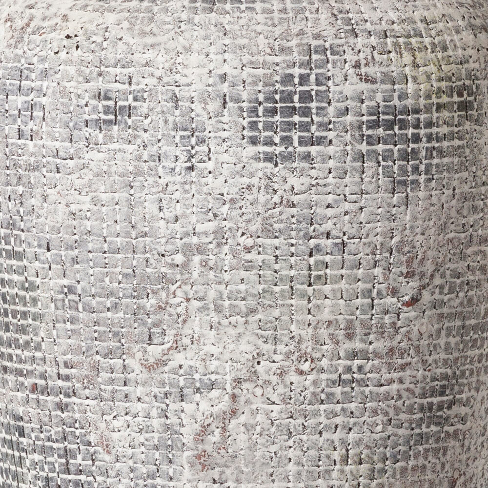 Weathered Ceramic Rustic Table Lamp 25" h X 15" w 15" d Grey Traditional - Diamond Home USA
