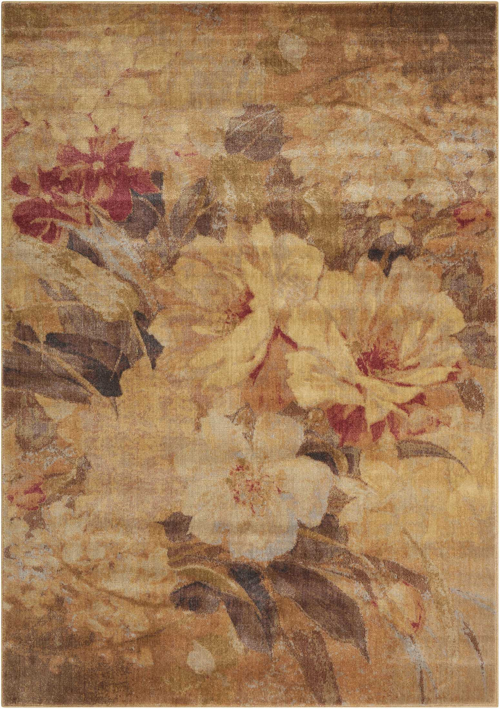 Nourison Somerset Farmhouse Multicolor 7'9" x 10'10" Area -Rug Easy -Cleaning - Diamond Home USA