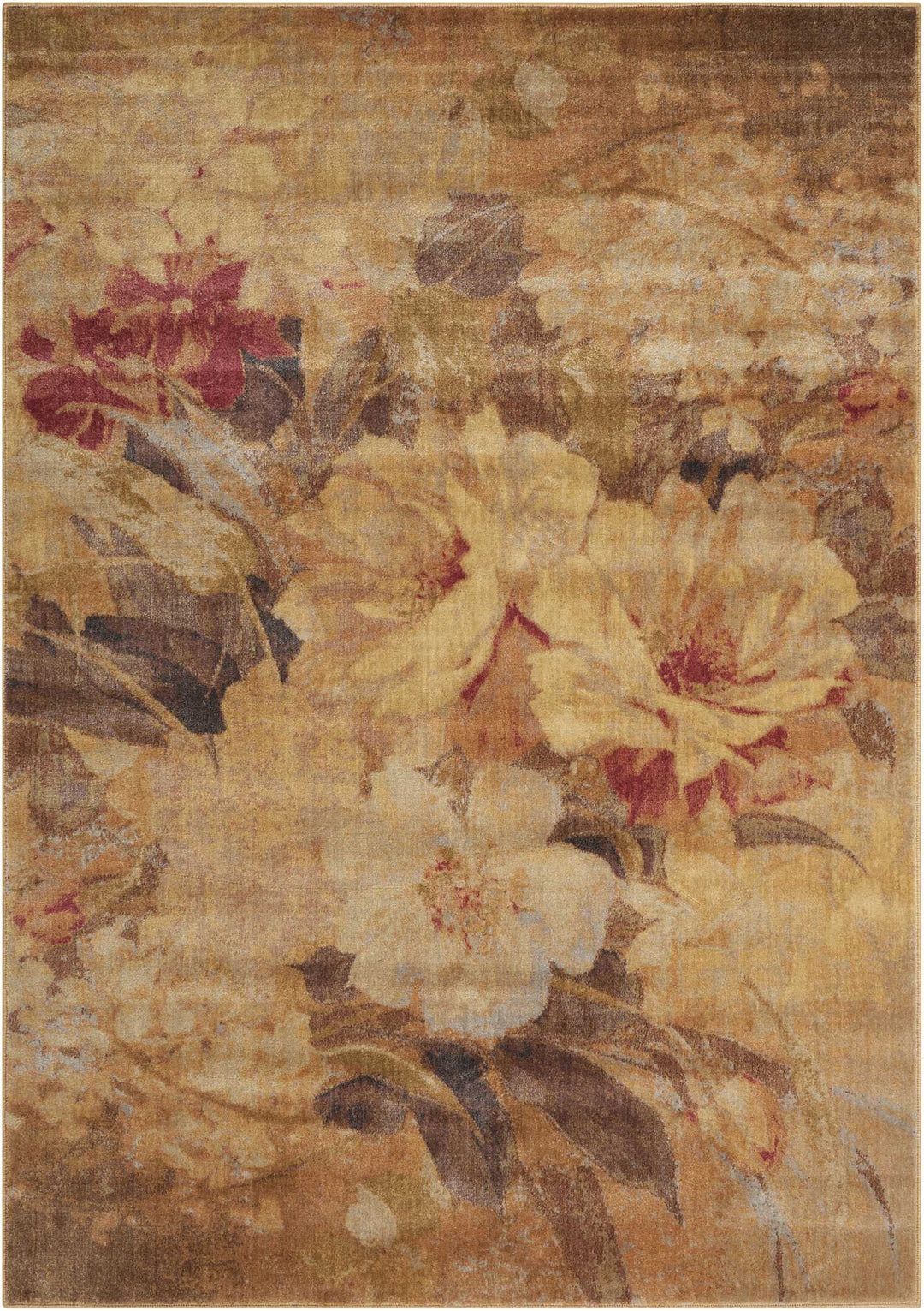 Nourison Somerset Farmhouse Multicolor 7'9" x 10'10" Area -Rug Easy -Cleaning - Diamond Home USA