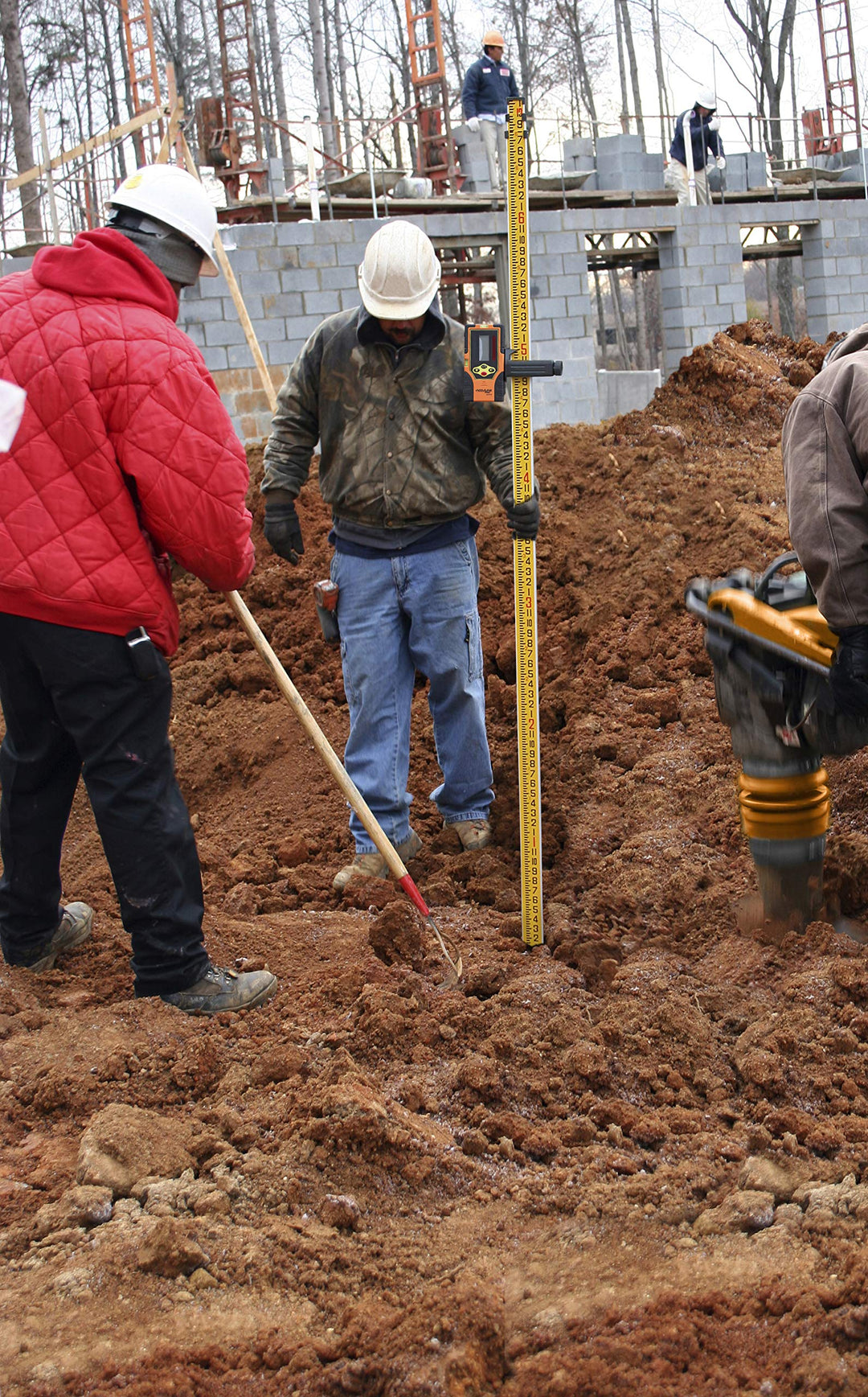 Johnson Level & Tool 40-6310 Aluminum Grade Rod 13' 1 Rod 47 Inch - Diamond Home USA