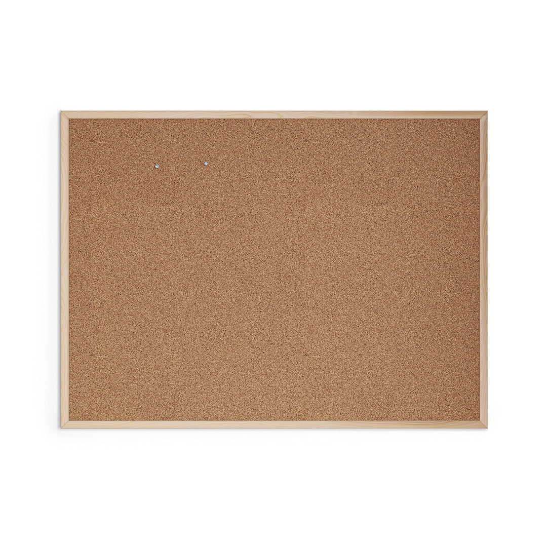 U Brands Cork Bulletin Board 35 x 47 Inches Light Birch Wood Frame (003U00-01) - Diamond Home USA