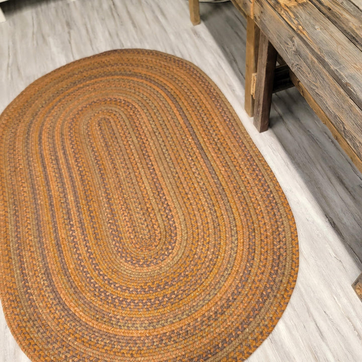 Colonial Mills Braided Rug 5x8 Floral Burst - Diamond Home USA