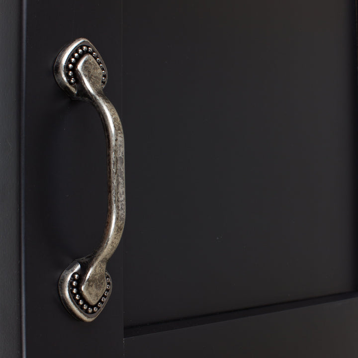 GlideRite Hardware 3 inch CC 4354-WN-10 Beaded Spade Cabinet Pulls 10 Pack 3" - Diamond Home USA