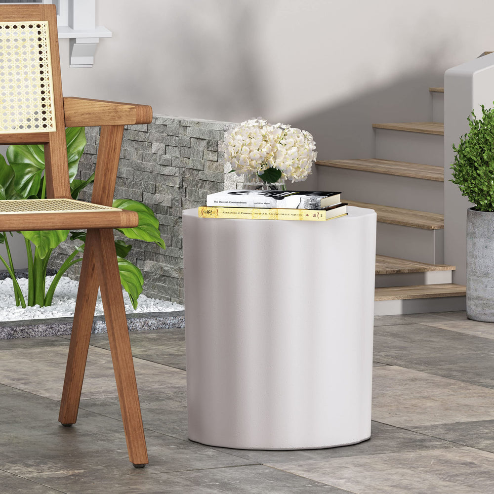 Christopher Knight Home Cambio End Table Antique White - Diamond Home USA