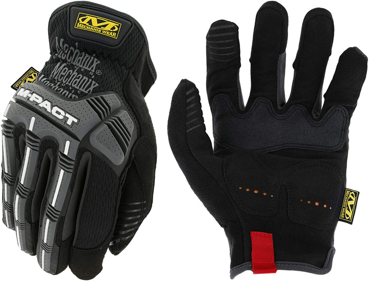 Mechanix Wear: M-Pact Open Cuff Work Gloves (Large Black)