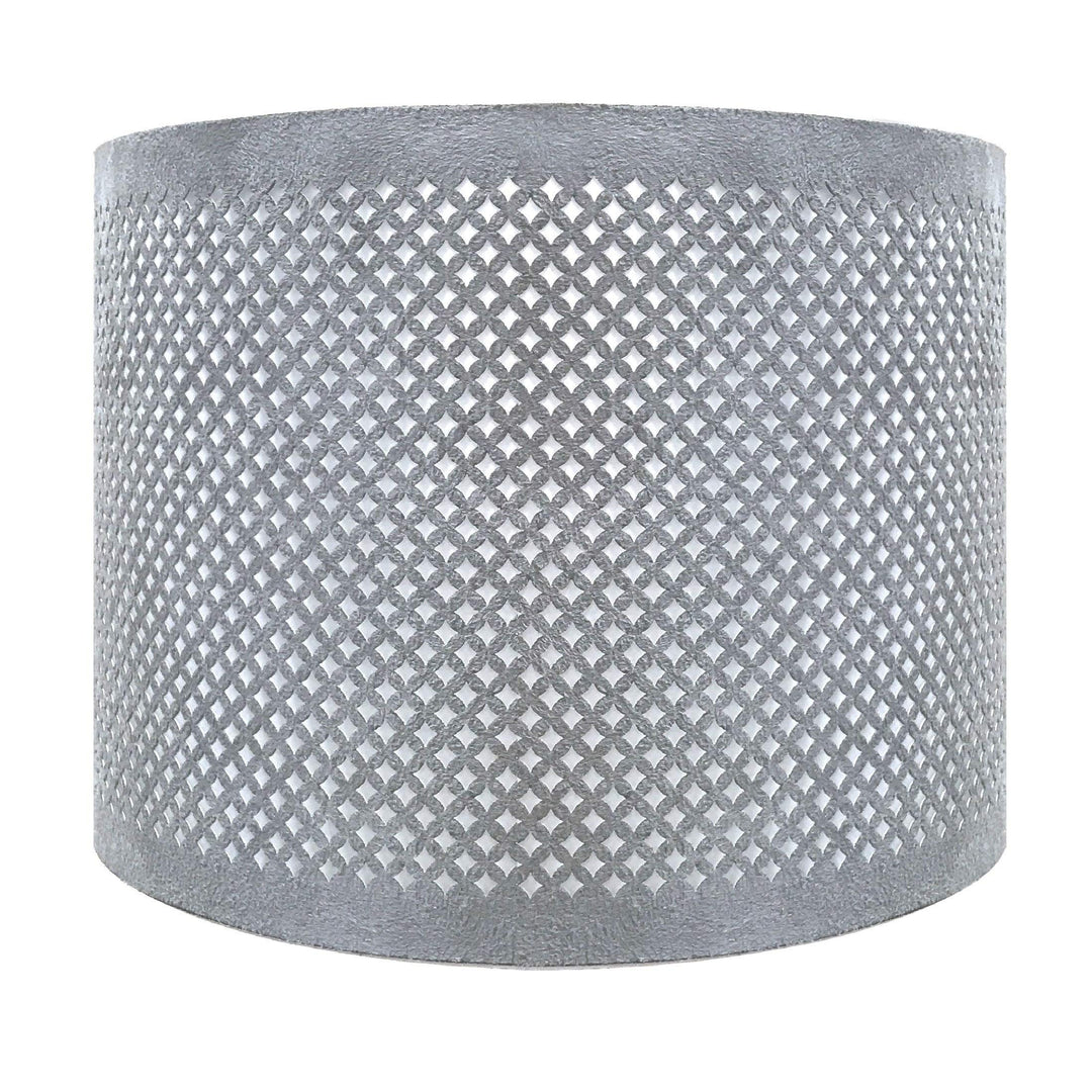 Do-it-yourself "Diy" Leather Stencil Design Hardback Lamp Shade ray 14" X 10"