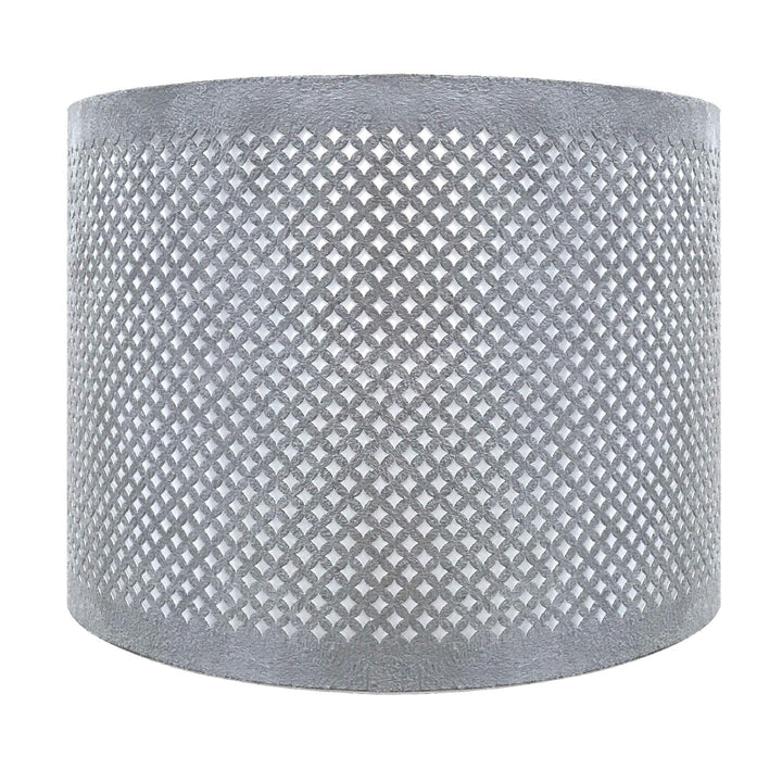 Do-it-yourself "Diy" Leather Stencil Design Hardback Lamp Shade ray 14" X 10"