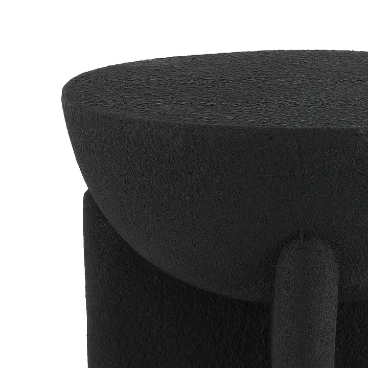 Sage 16.25" Minimalist Modern Drum Accent Table , by JONATHAN Y