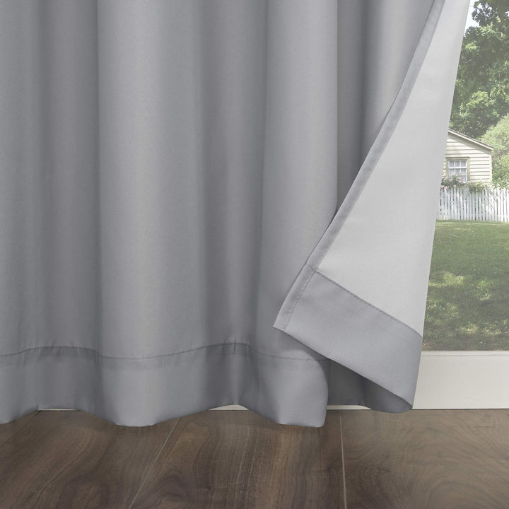 Sun Zero Marina Indoor/Outdoor UV Protectant Energy Efficient Grommet Curtain