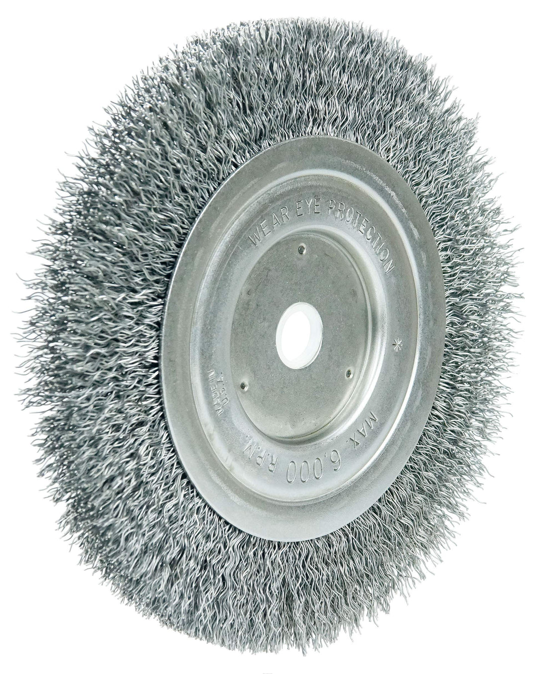 Weiler 36203 Wolverine 6" Crimped Wire Wheel .014" Steel Fill Medium Face - Diamond Home USA