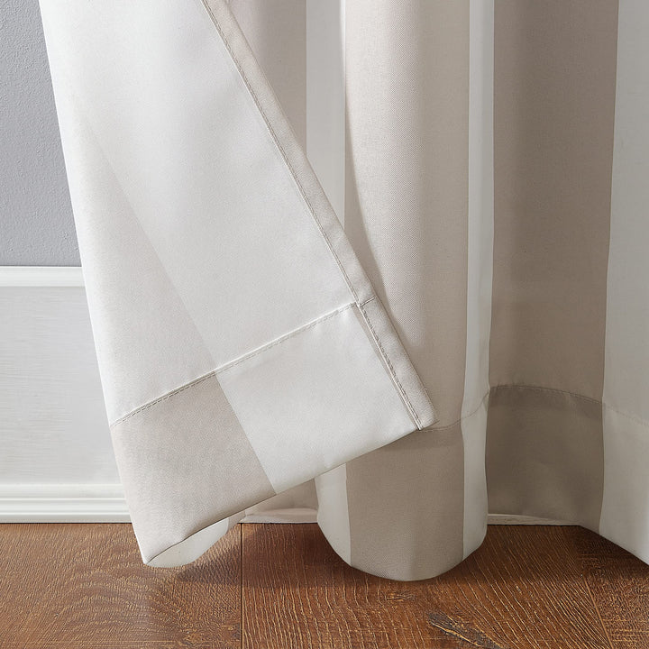 Sun Zero Valencia Cabana Stripe Indoor/ Outdoor Curtain Panel