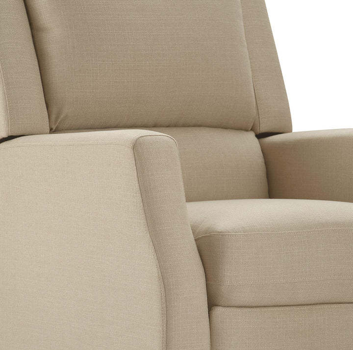 ClickDecor Bristol Push Back Recliner Chair for Living Room Upholstered Sand - Diamond Home USA