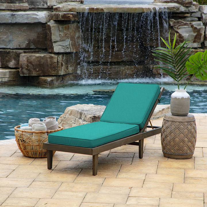 Arden Selections ProFoam Essentials Outdoor Chaise Lounge Cushion 72 x 21 Classic
